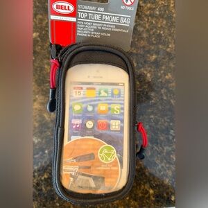 Bell Top Tube Black Phone Bag for Bicycles